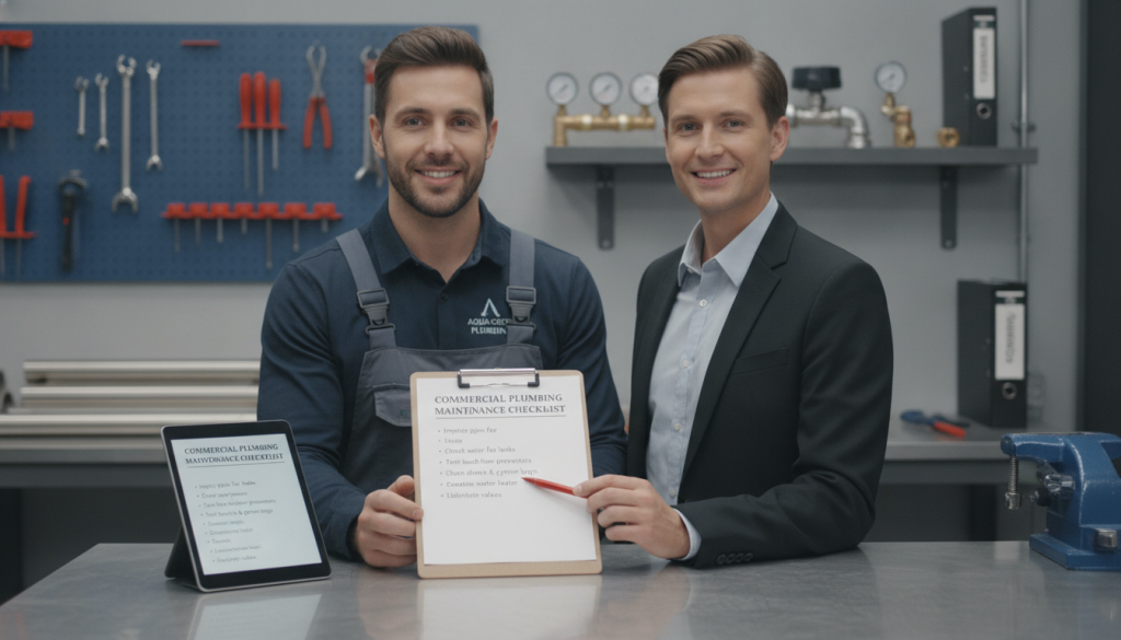 Commercial plumbing maintenance checklist for property managers in St. Joseph